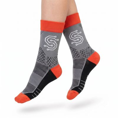Custom Athletic Running Socks - Flat Lay